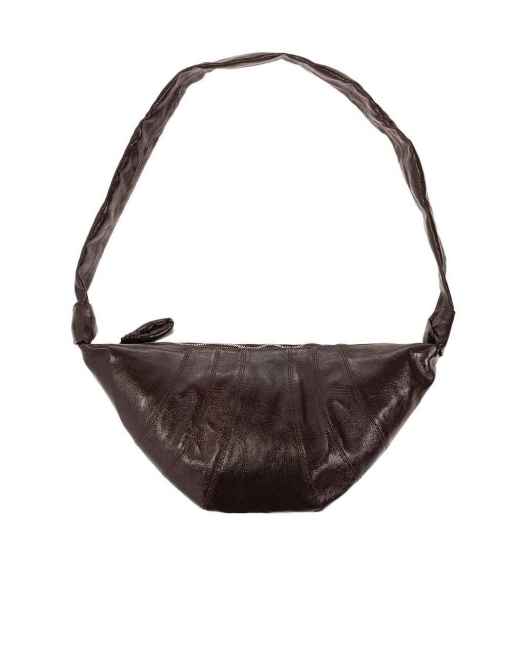 Lemaire Brown Medium Croissant Shoulder Bag