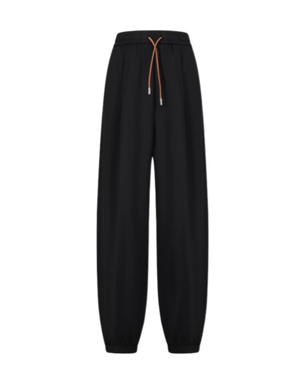 Herno Black Drawstring Trousers