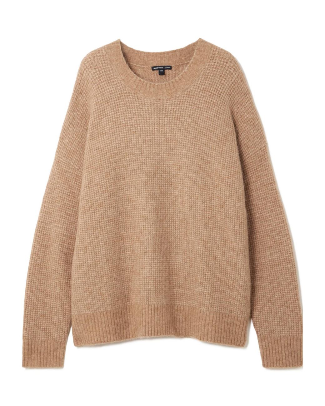 James Perse Natural Solid Color Knit Sweater