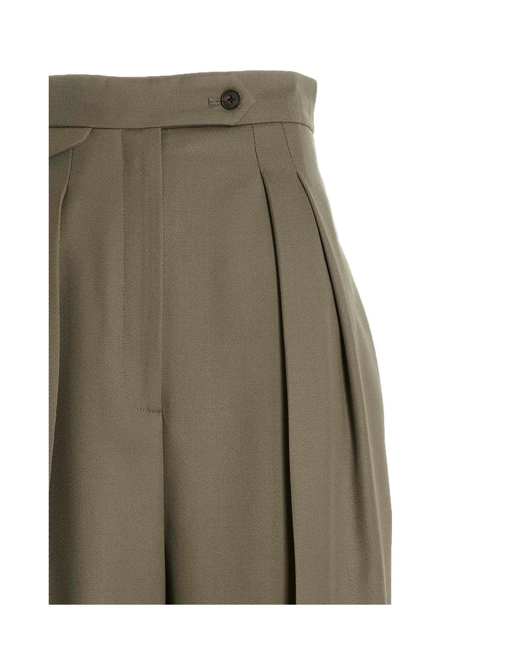 The Row Natural High-Waisted Casual Pants