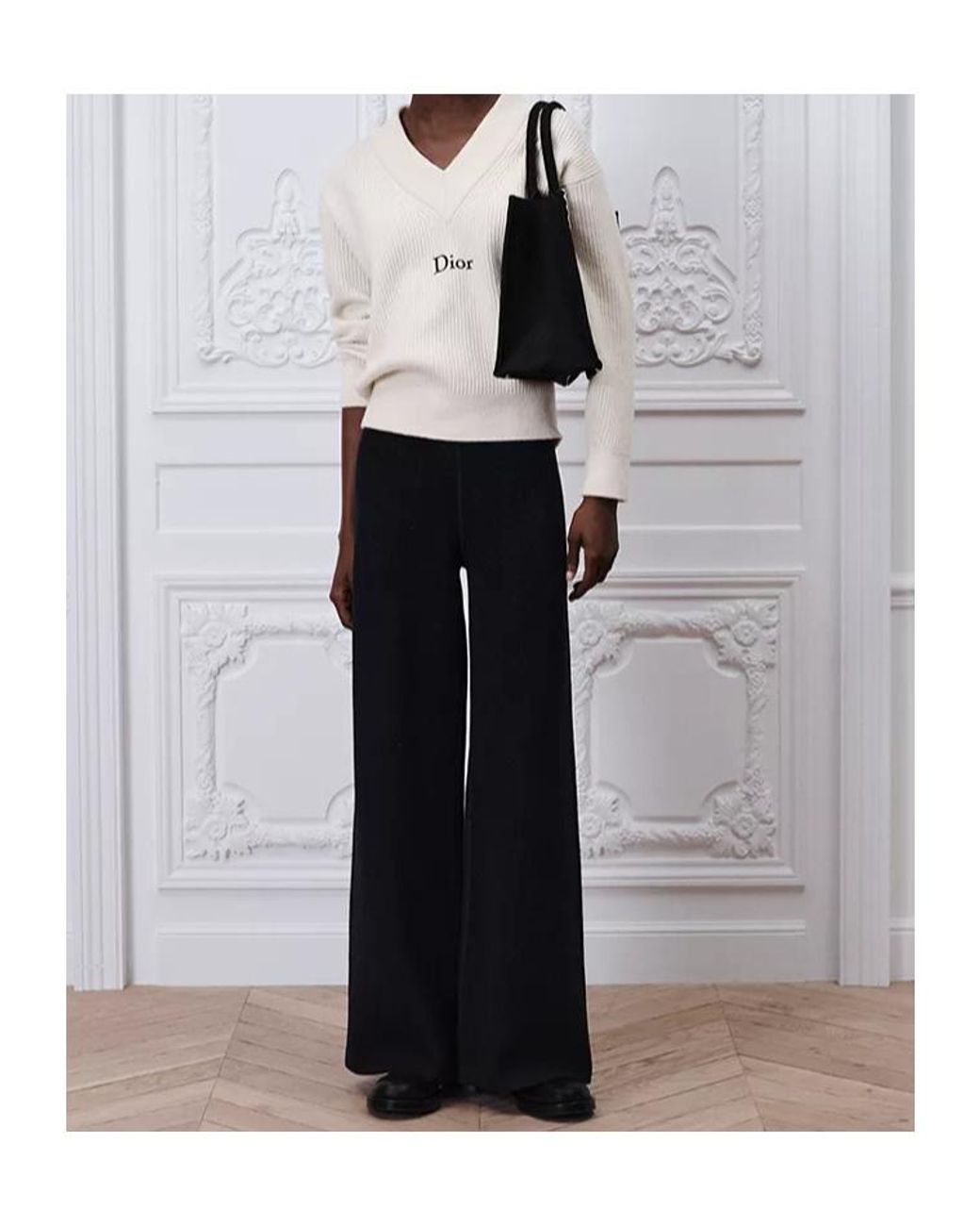 Dior Black Regular-Fit Pants