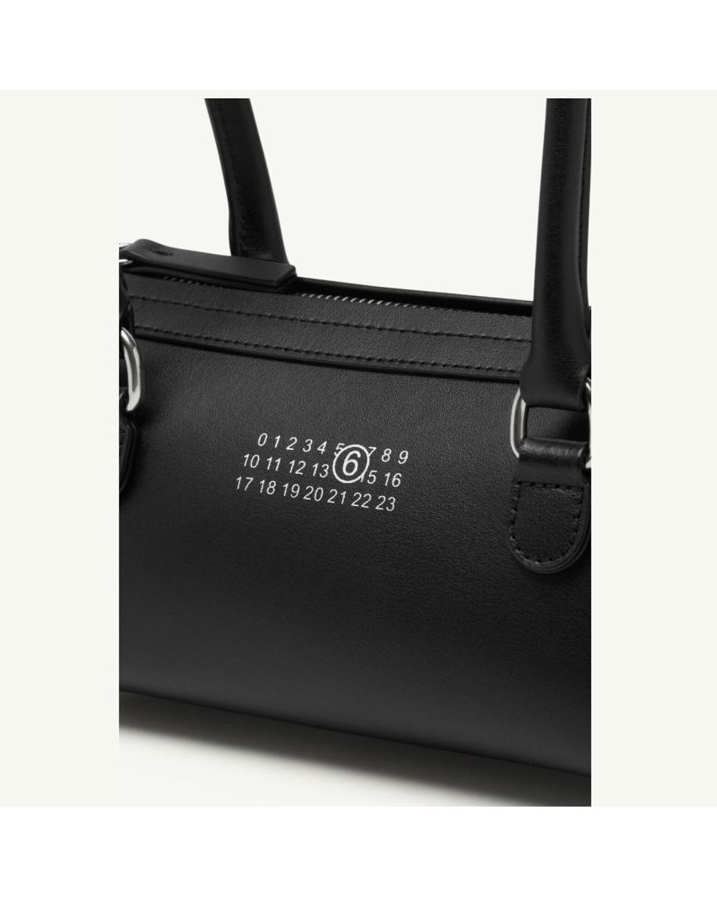 MM6 by Maison Margiela Black Bauletto Shoulder Bag