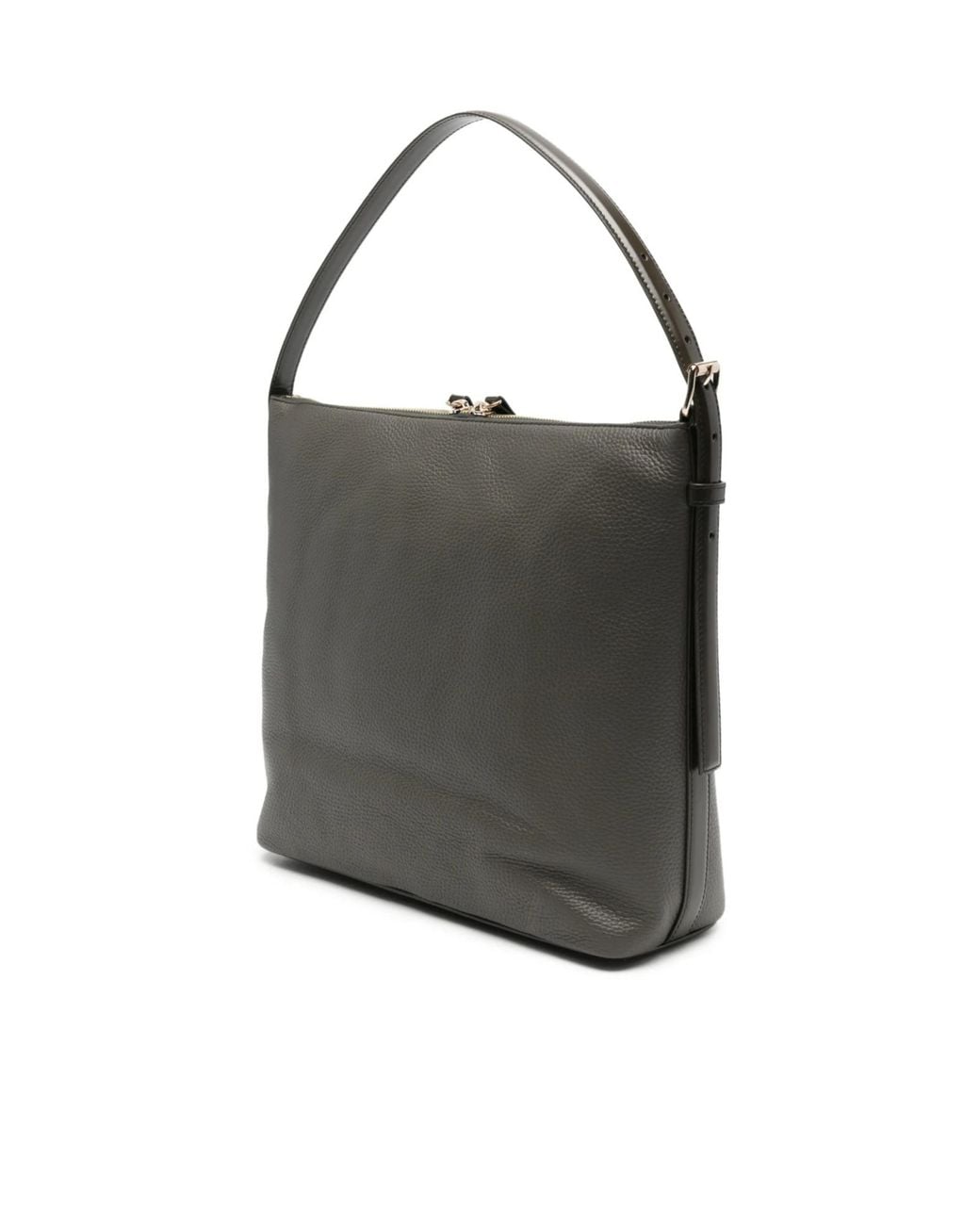 A.P.C. Black Vera Grained Leather Shoulder Bag