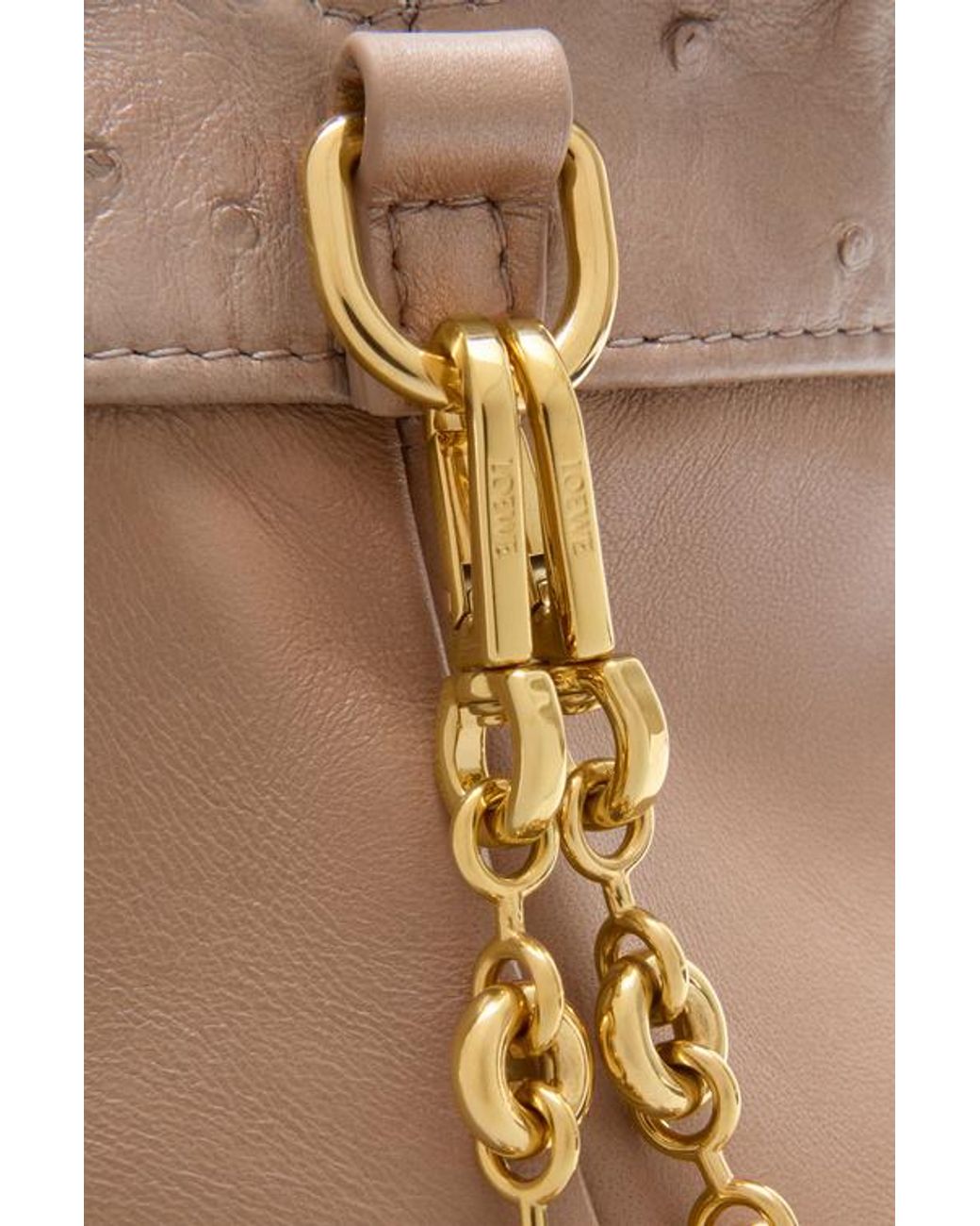Loewe Brown Chain Shoulder Bag