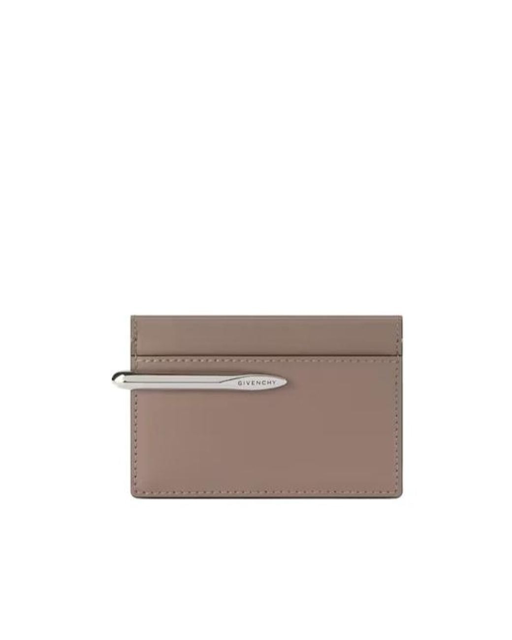 Givenchy Gray Pinch Card Holder