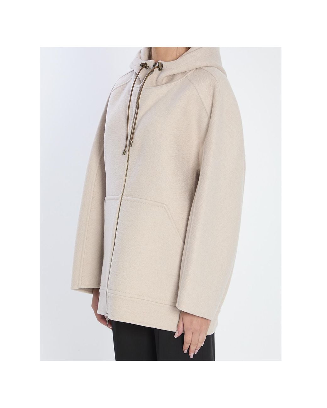 Max Mara Natural Atelier Gradi Zip-Up Jacket
