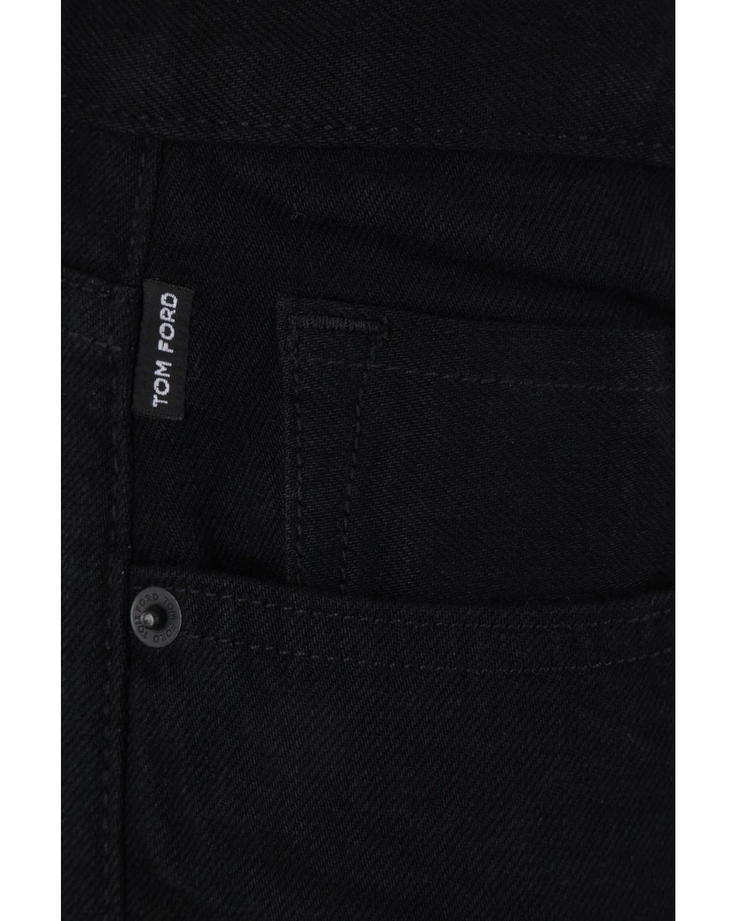 Tom Ford Black Mid -Rise Slim-Fit Jeans for men