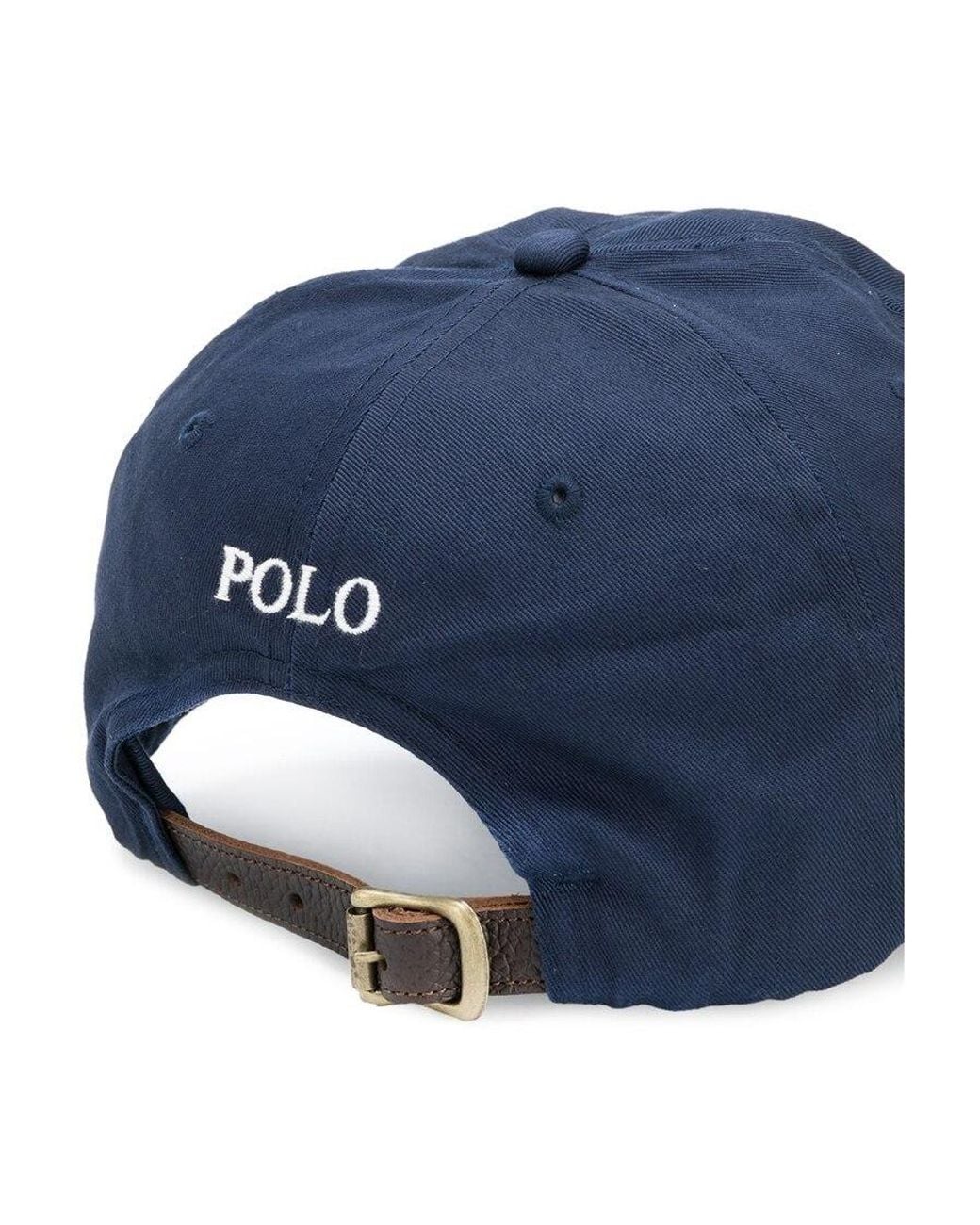 Polo Ralph Lauren Blue Big Pony Chino Ball Cap for men