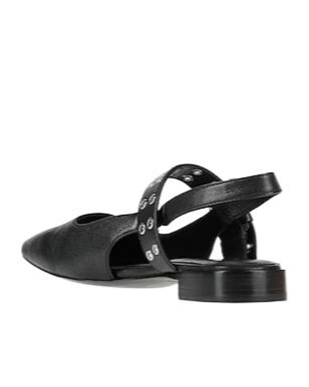 Rag & Bone Black Minimalistaccent Pointedtoe Ballet Flats