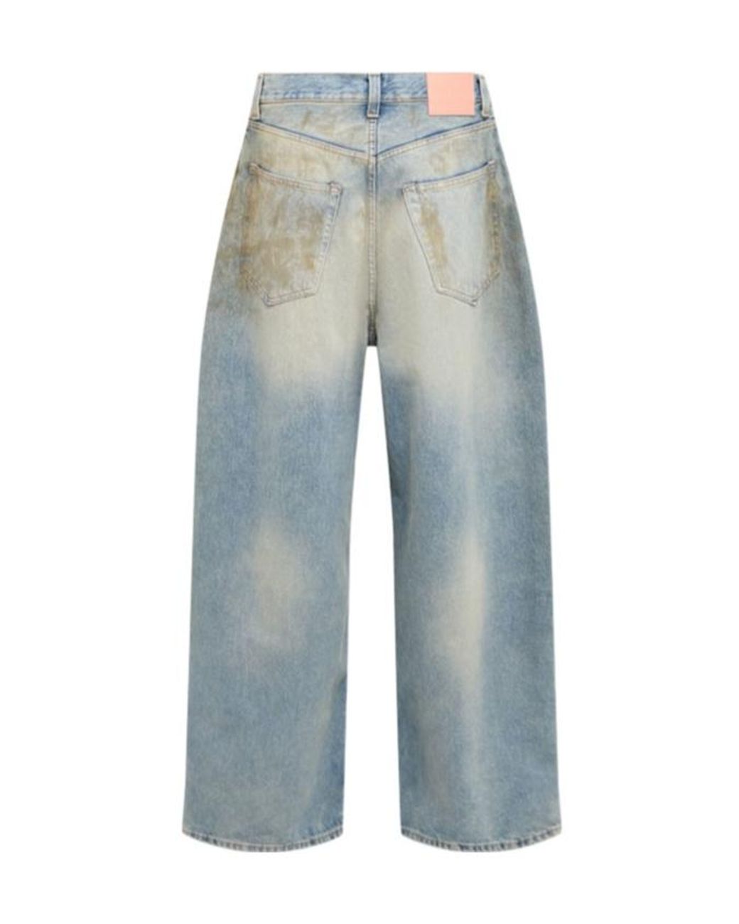 Acne Blue 2023 Penicillin Low Waist Baggy Jeans for men