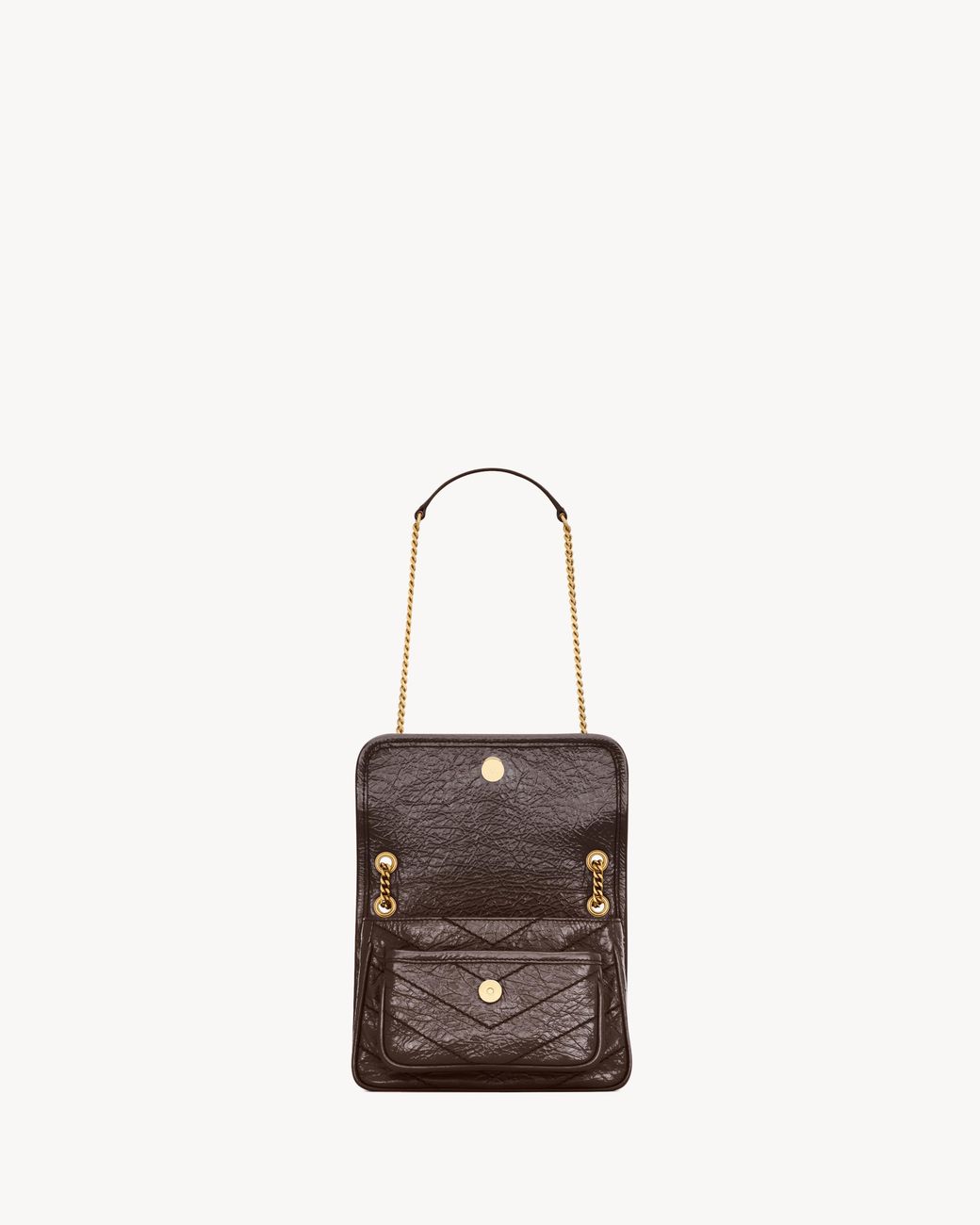 Saint Laurent White Niki Mini Shoulder Bag