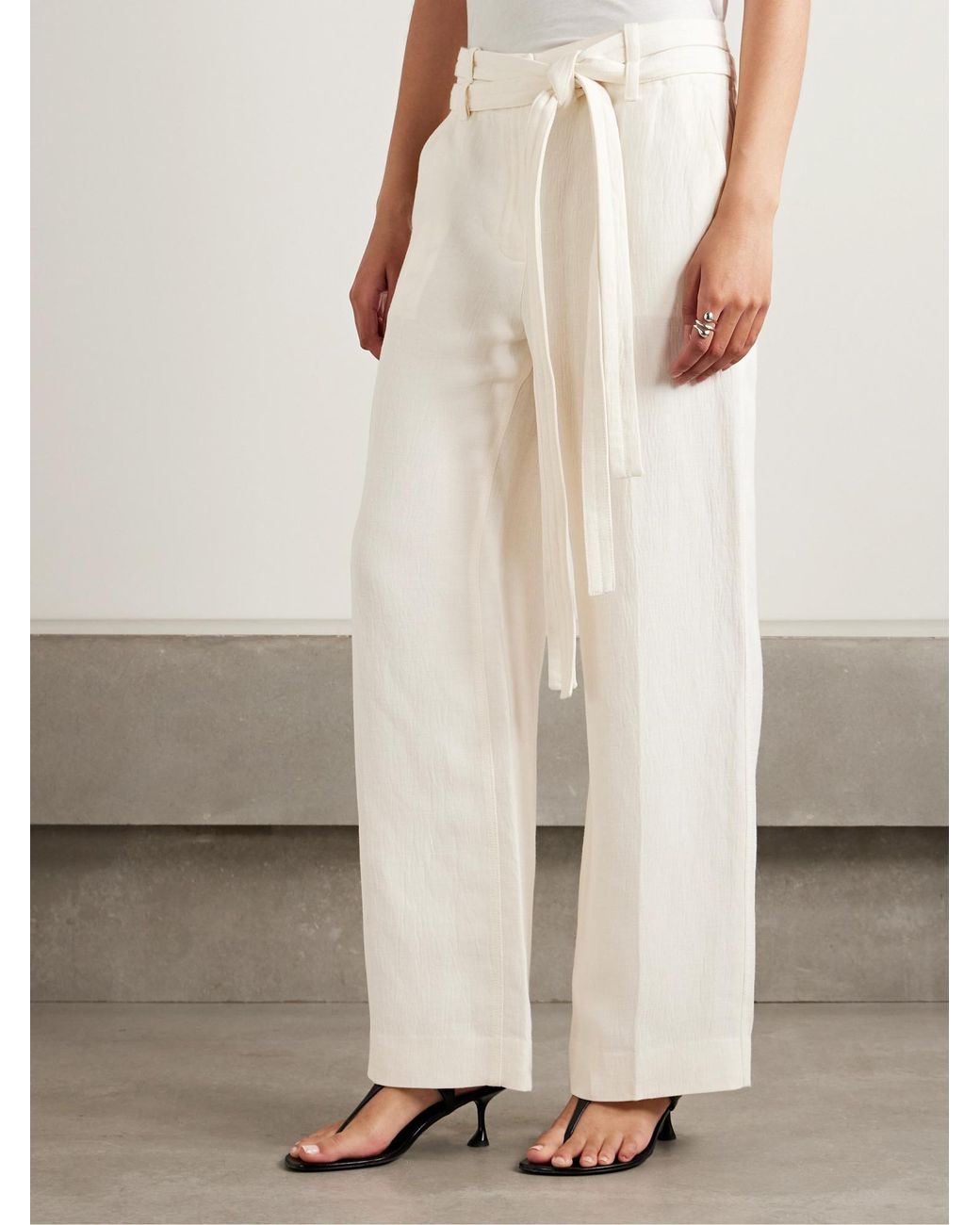 Proenza Schouler White Casual Loose Trousers