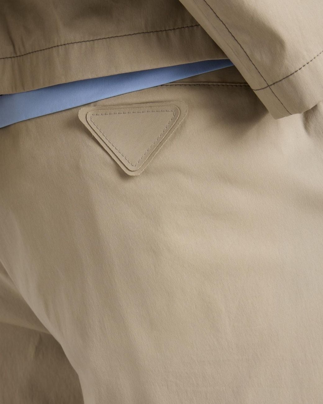Prada Natural Stretch Poplin Pants for men