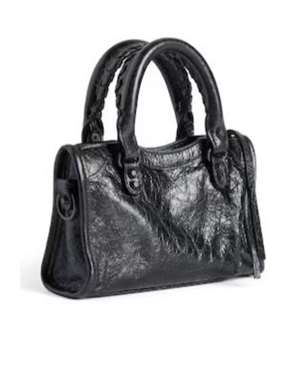 Balenciaga Black Le City Bag Nano Top Handle Bag