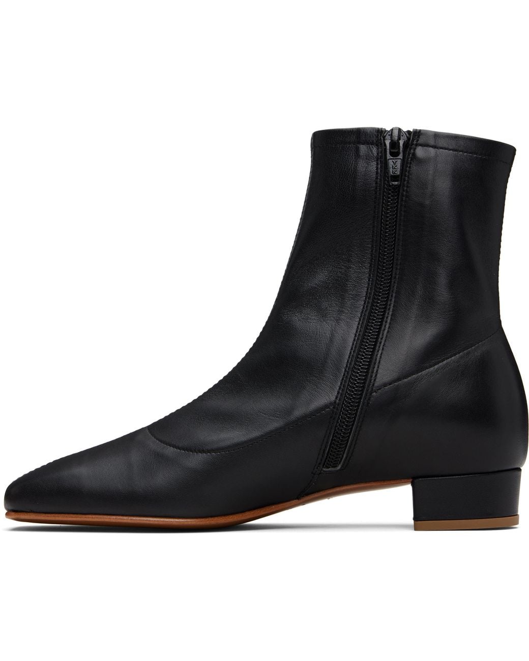 By Far Black Este Ankle Boots