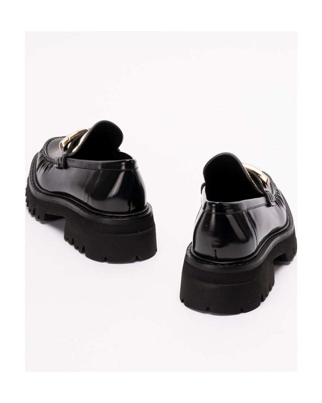 Ferragamo Black Ferragamo Gancini Buckle Slip-On Loafers