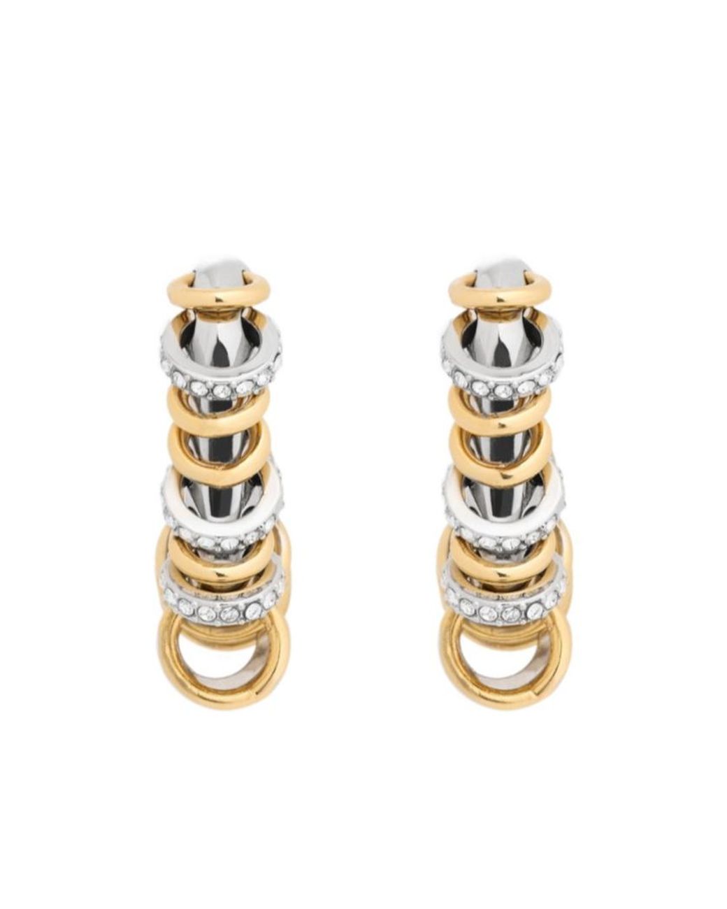 Rabanne Metallic Rabanne Small Punk Xl Link Earrings