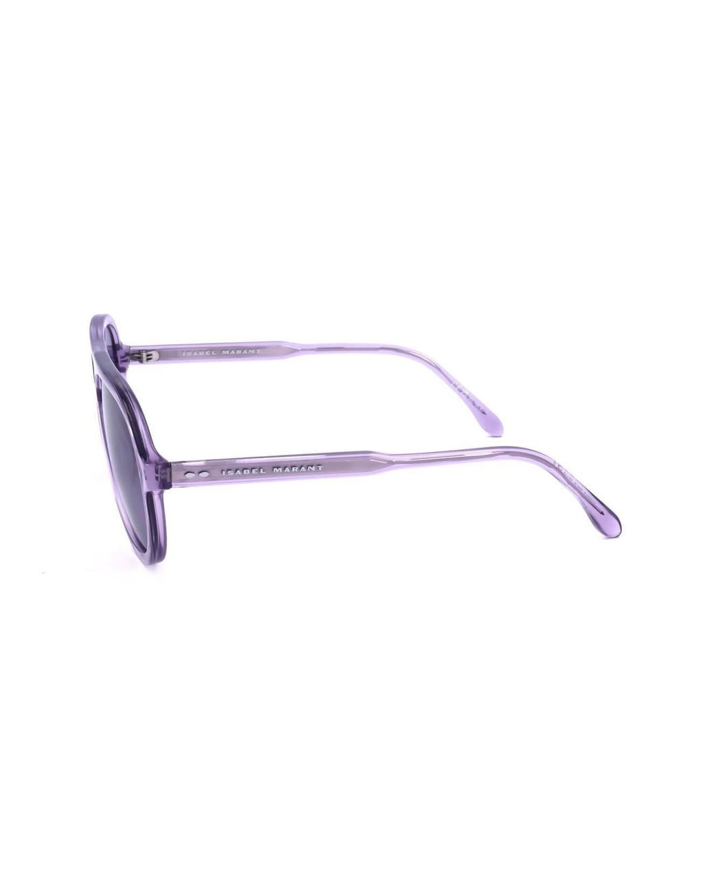 Isabel Marant Purple Aviator Frame Sunglasses