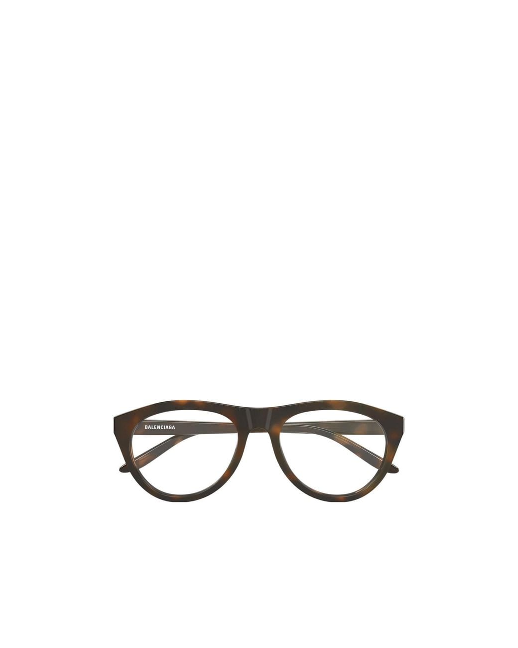 Balenciaga White Aviator Eyeglasses for men