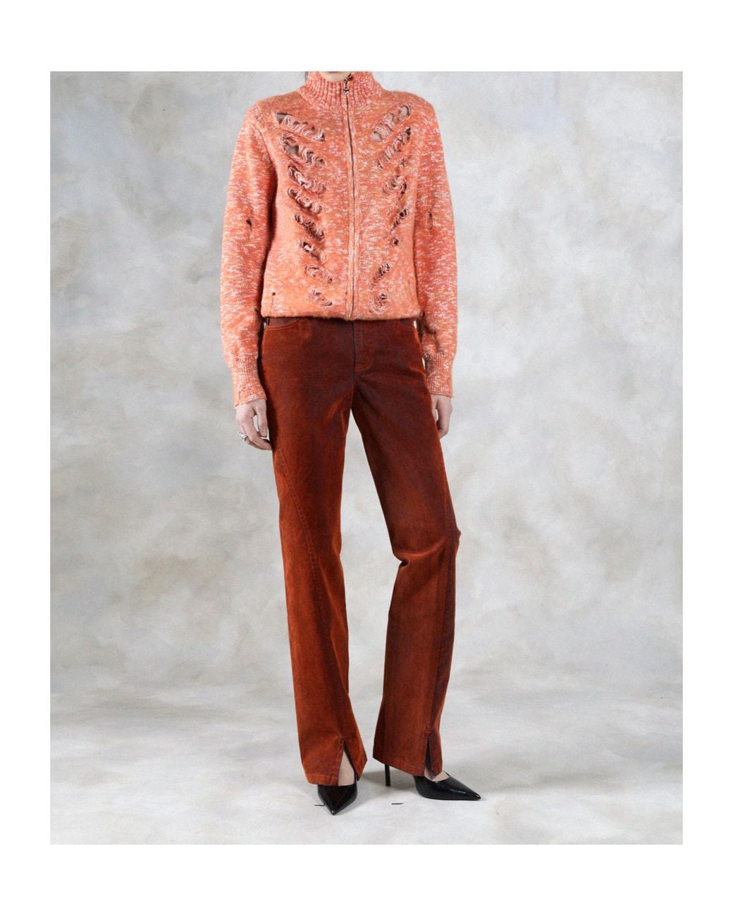 AVAVAV Brown Straight-Leg Jeans