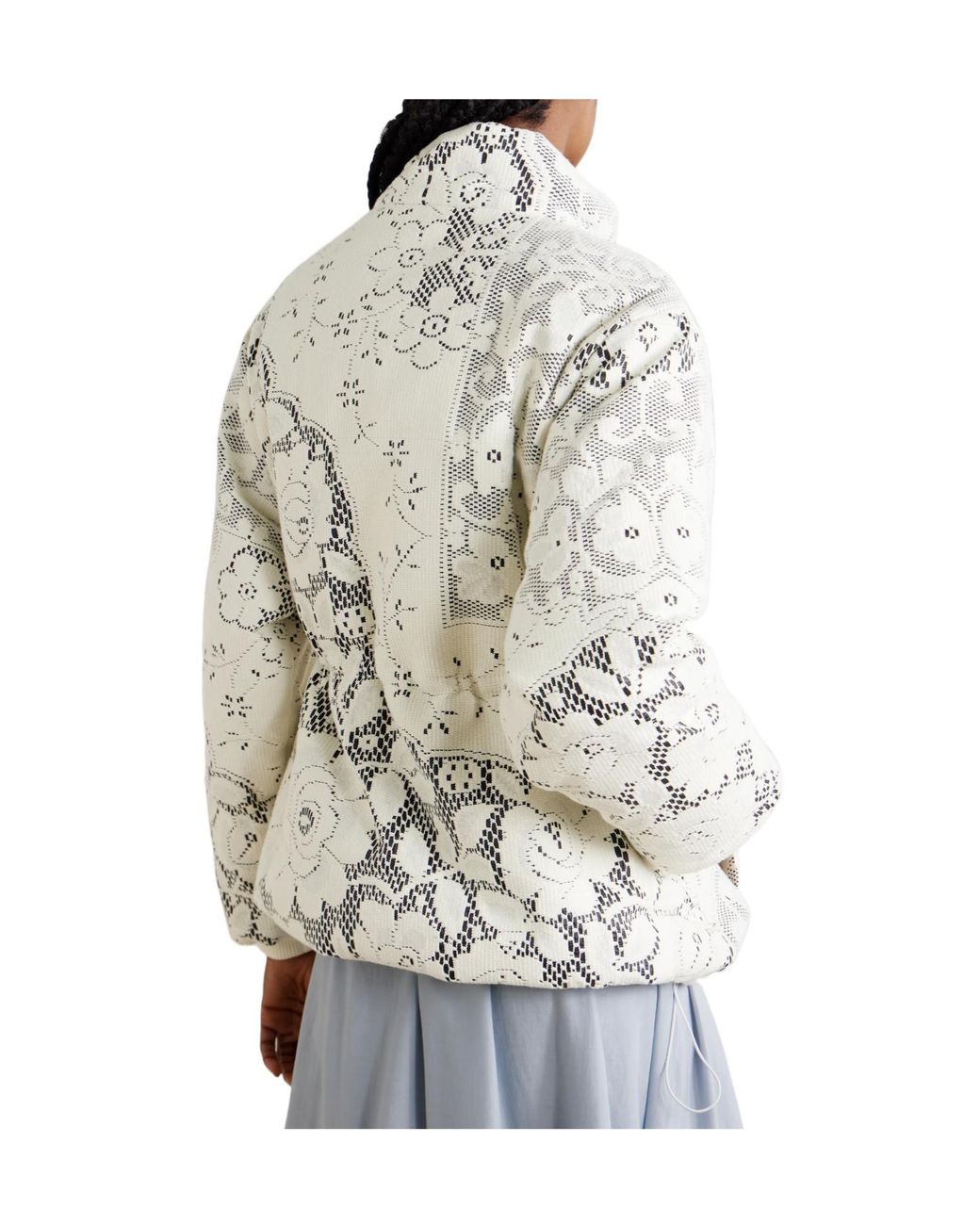 Sea White Arianna Padded Lace Jacket
