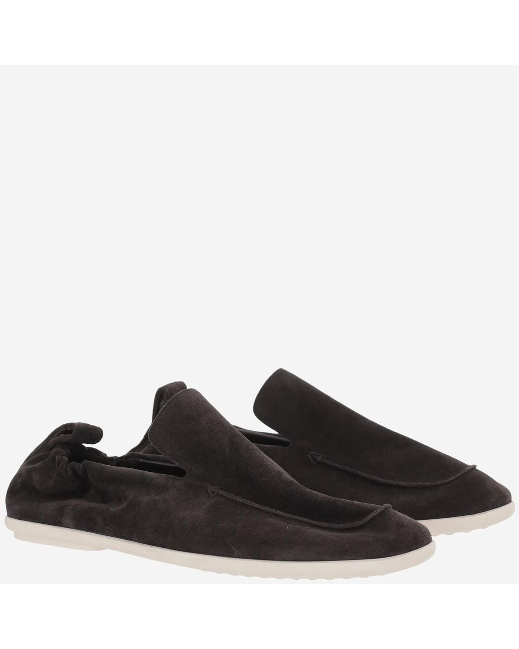 Bottega Veneta Black Round-Toe Loafers for men