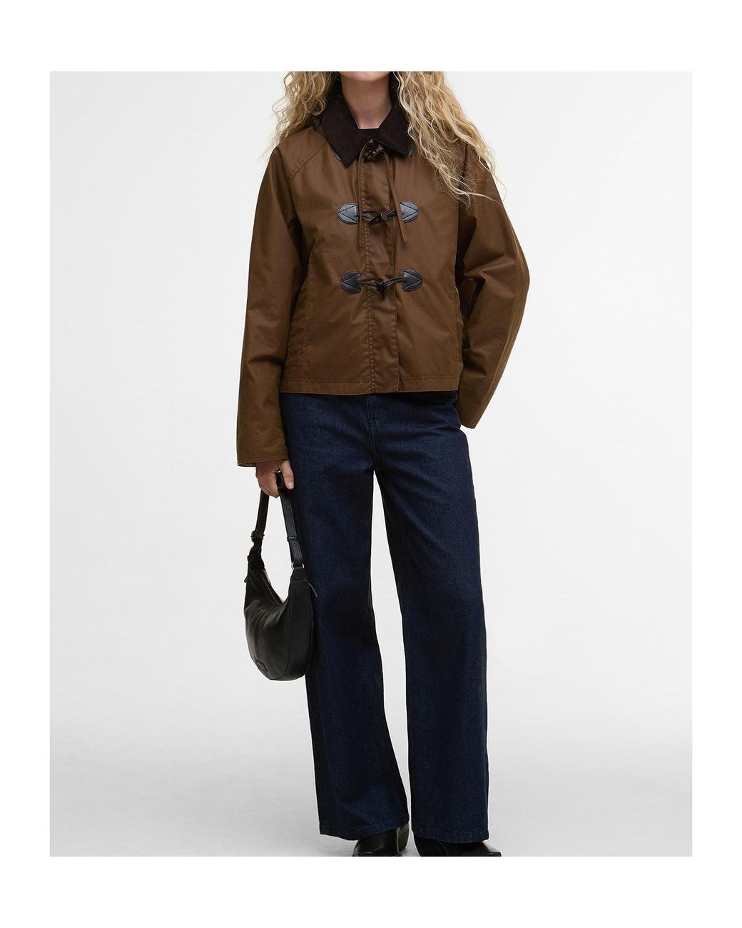 Barbour Brown Corduroy-Collar Jacket