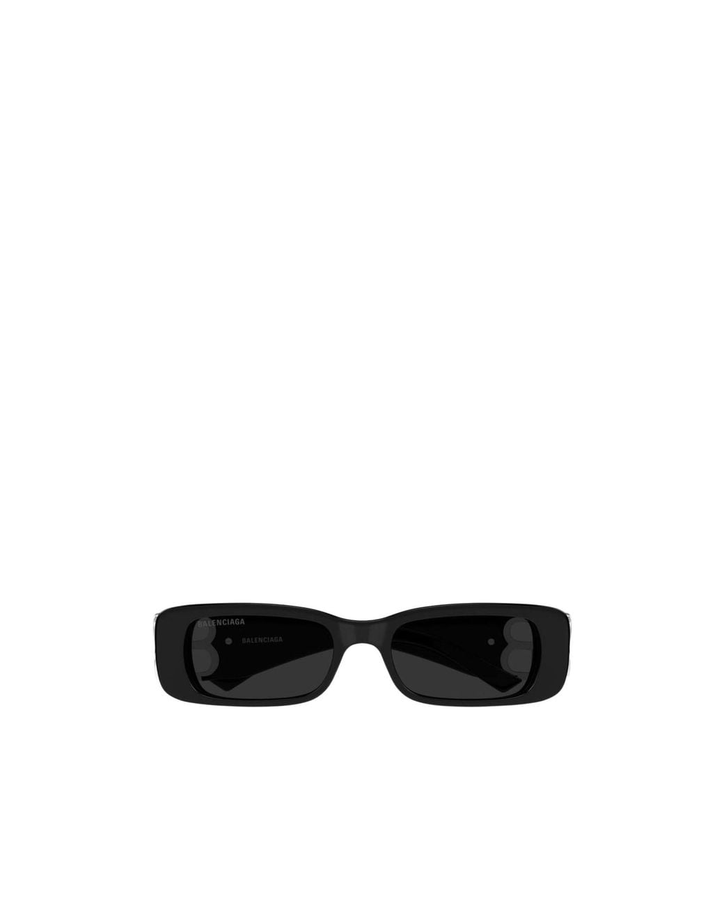 Balenciaga White Eyewear Rectangular Frame Sunglasses