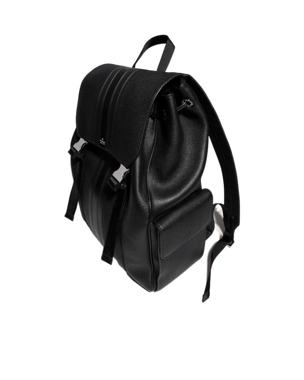 Gucci Black Web Trademark Medium Backpack for men