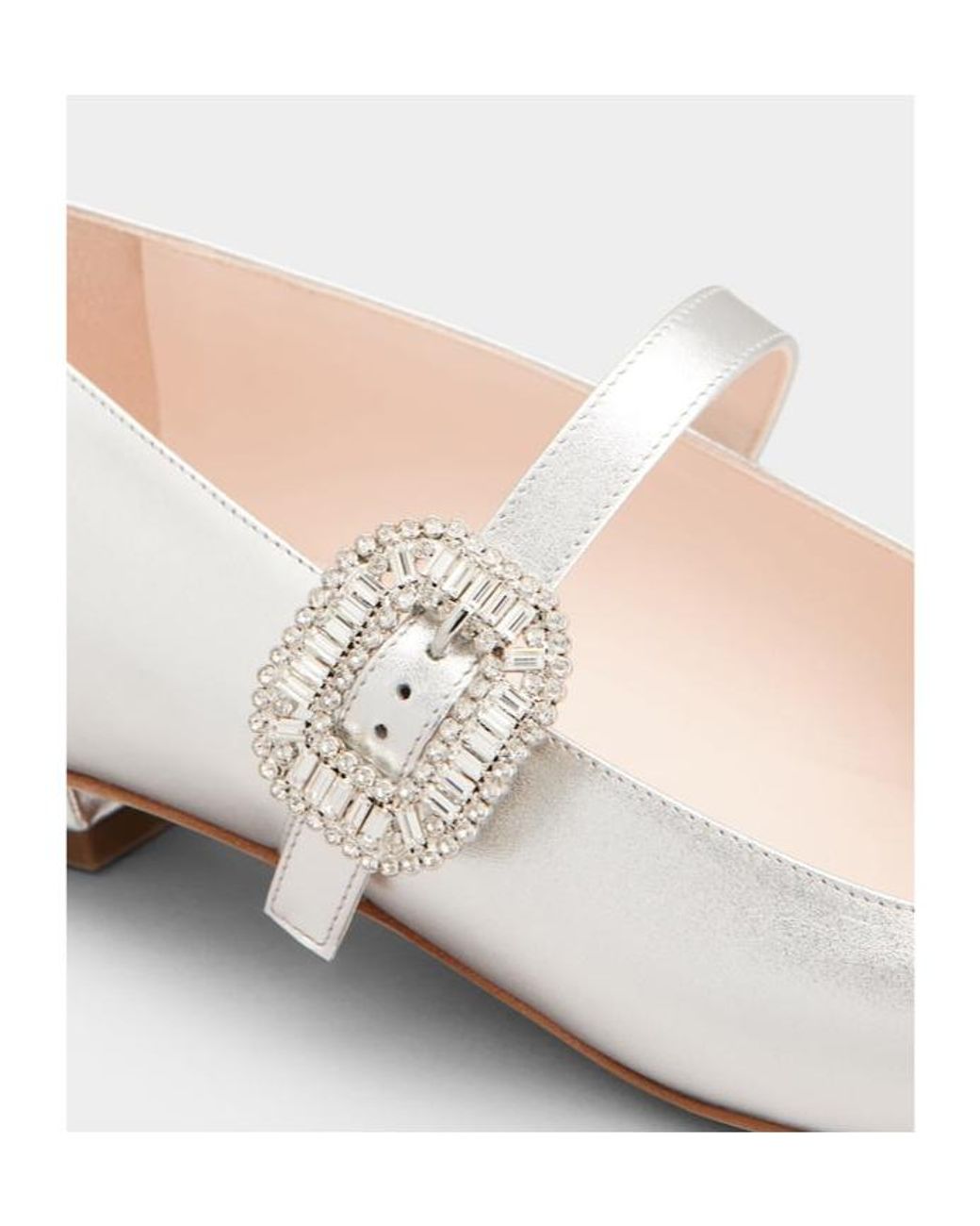 Roger Vivier White Belle Vivier Mary Jane Shoes