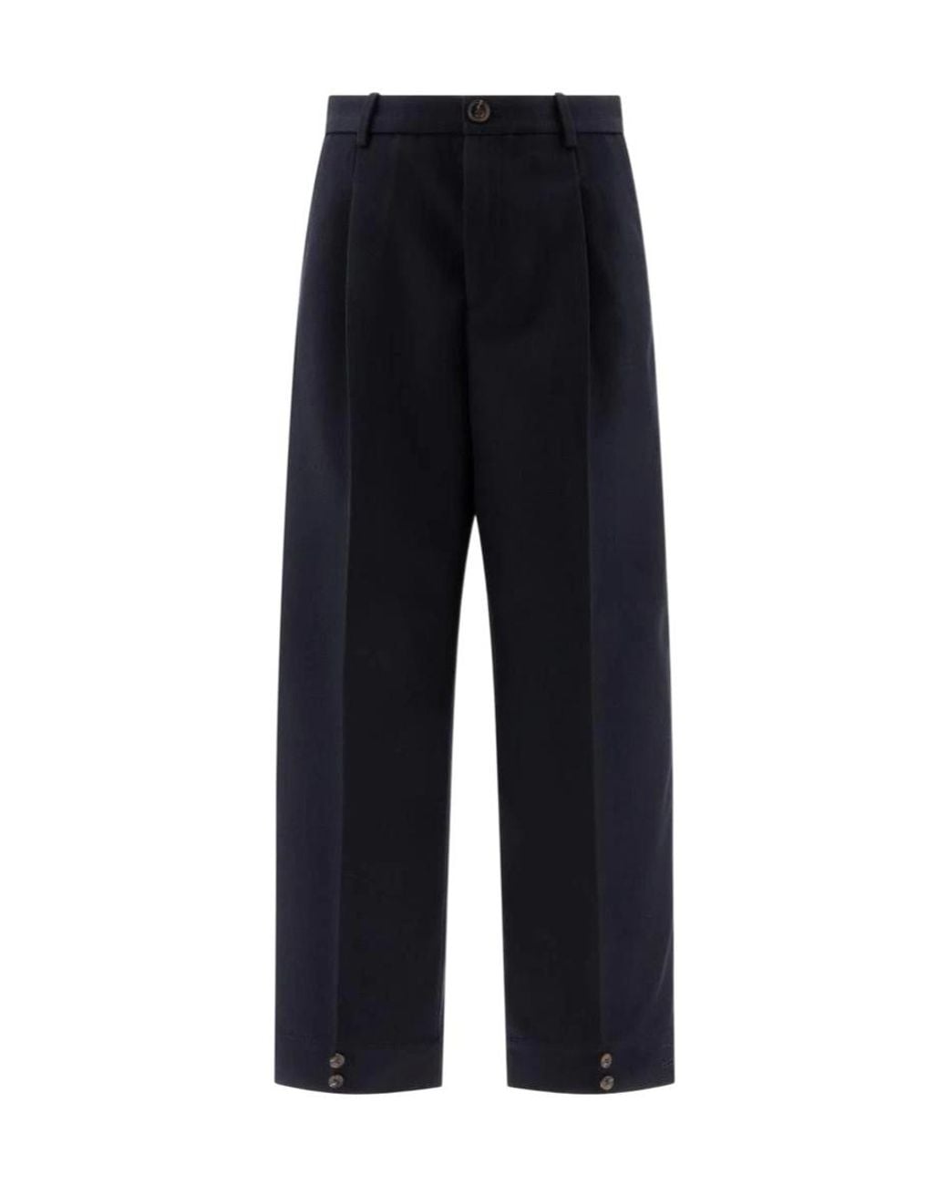 Soeur Blue High-Waisted Casual Pants