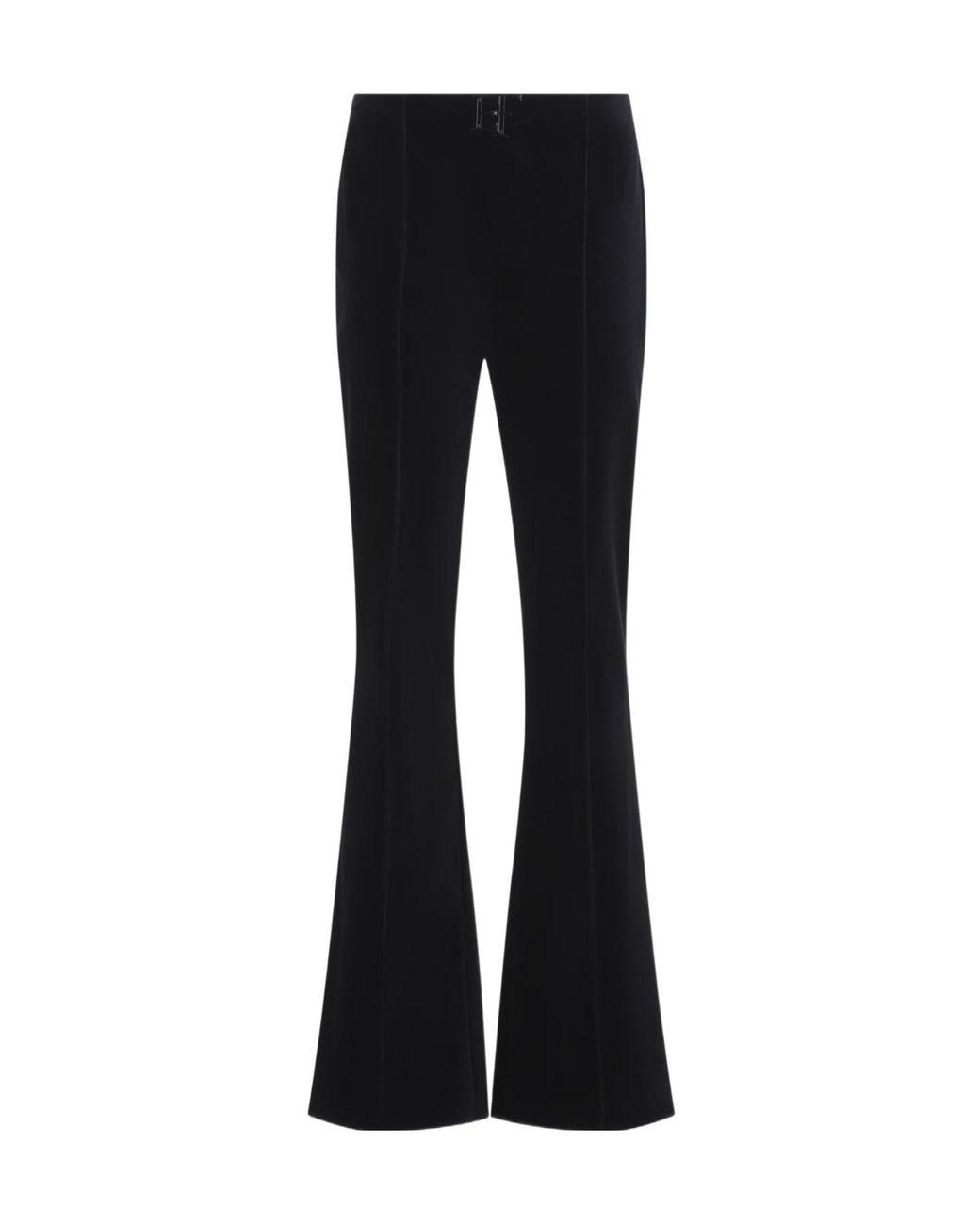 Elisabetta Franchi Black Flared Tailored Pants