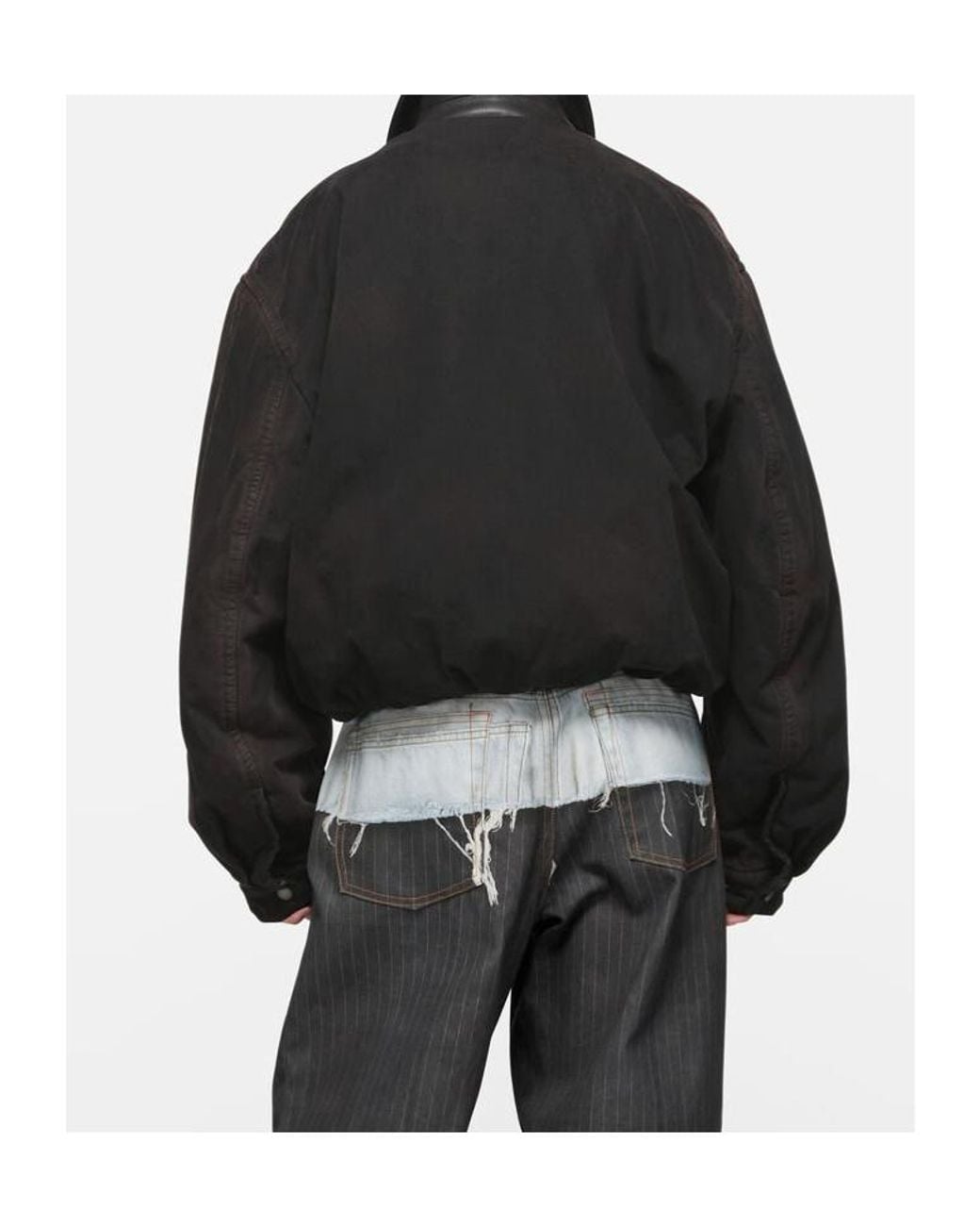 Acne Black Bomber Jacket