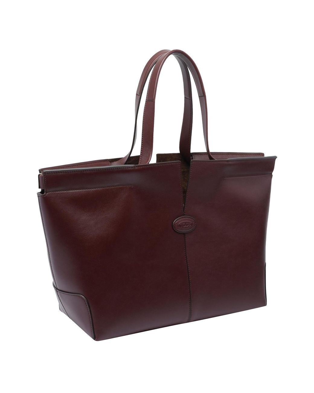 Tod's Red Small Medium Di Bag Folio Bag