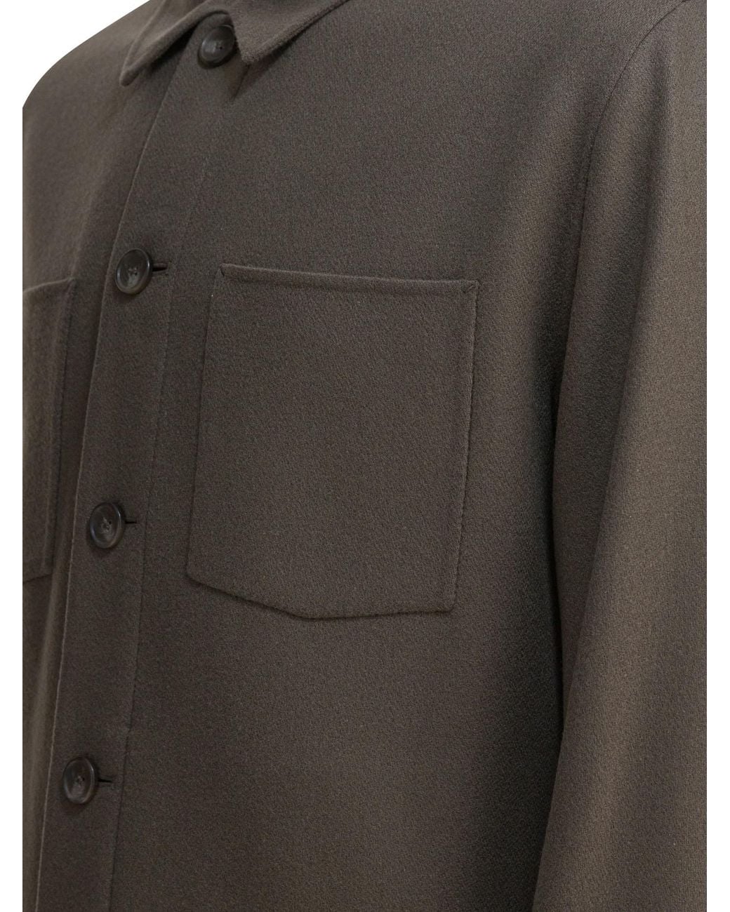 Vince Green Button-Front Patch-Pocket Jacket for men