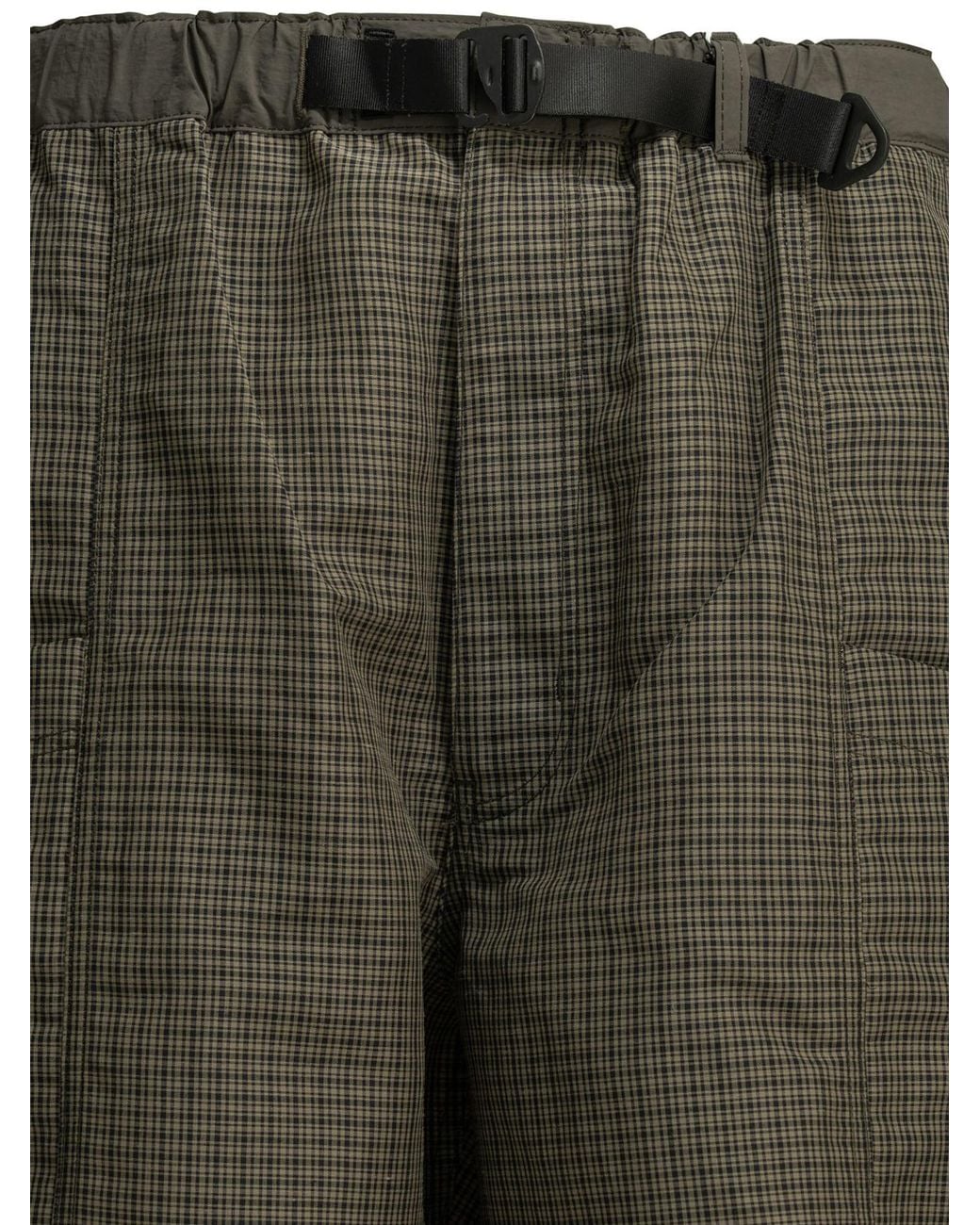 Comme des Garçons Green Comme Des Garçons Homme Checked Cargo Shorts for men