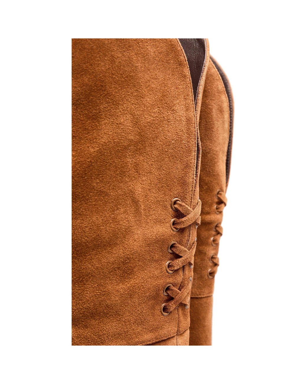 Chloé Brown Suede Over-The-Knee Boots