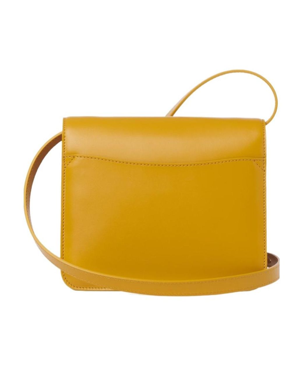 Chloé Yellow Chloé Kattie Foldover Crossbody Bag