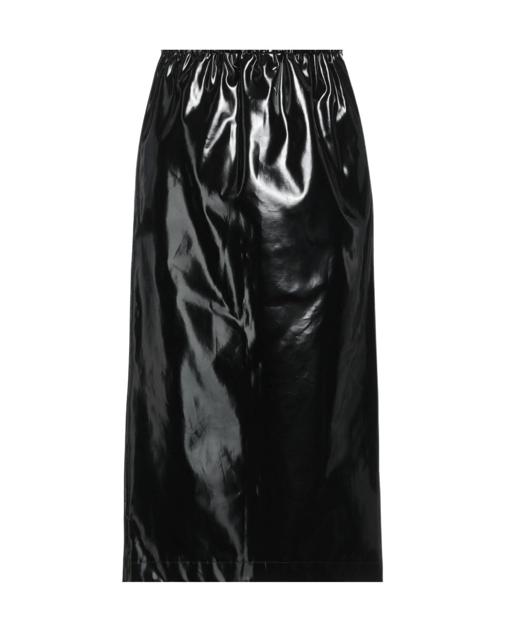 Maison Margiela Black Minimalist High-Waist A-Line Skirt