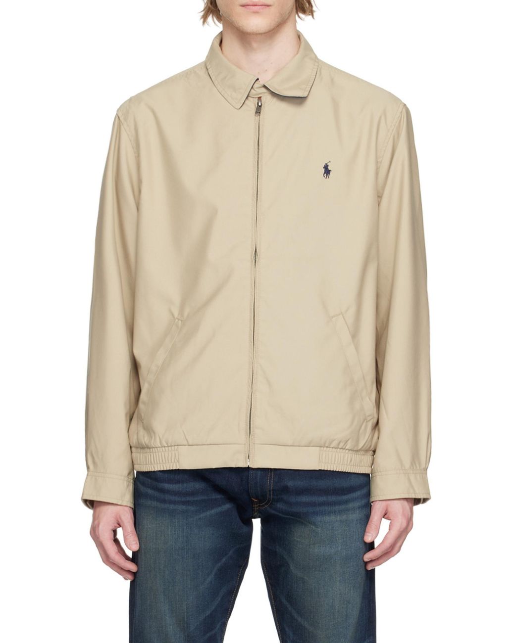 Polo Ralph Lauren Natural Logo Embroidered Jacket for men