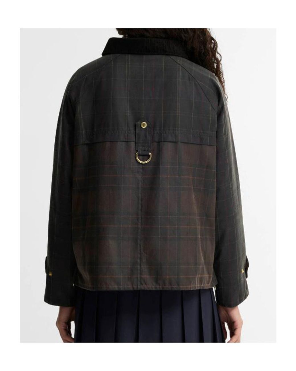 Barbour Black Checked Jacket