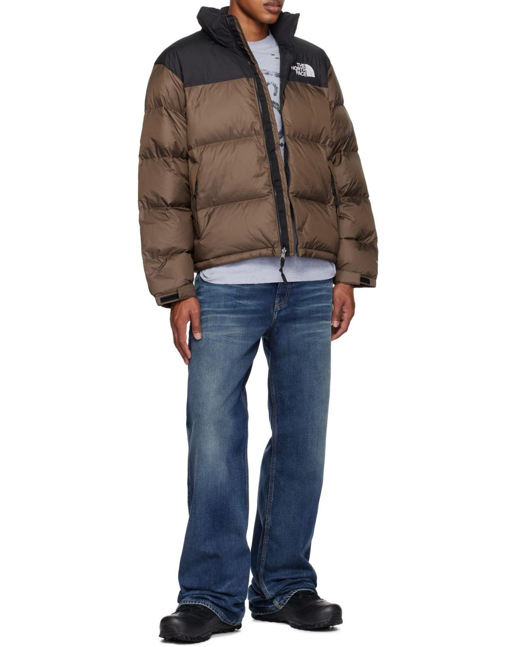 The North Face Brown 1996 Retro Nuptse Jacket for men