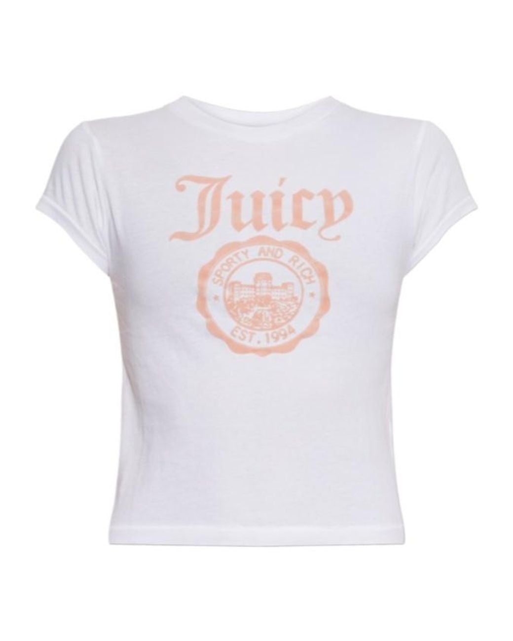 Sporty & Rich White Short-Sleeved T-Shirt