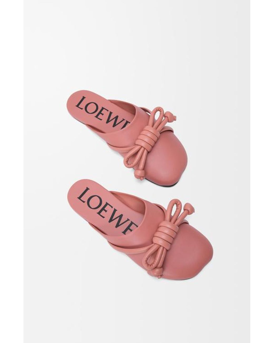Loewe Pink Flamenco Knot Mule