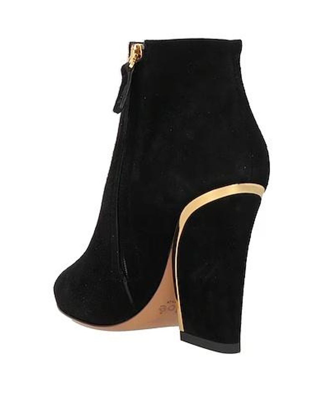 Chloé Black Ankle Boots Leather