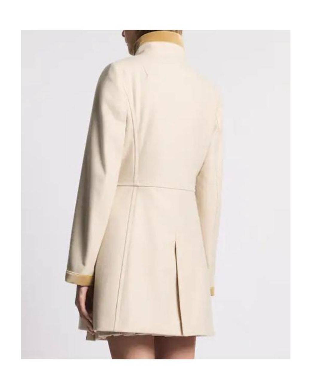 Fay Natural Virginia Wool Blend Coat