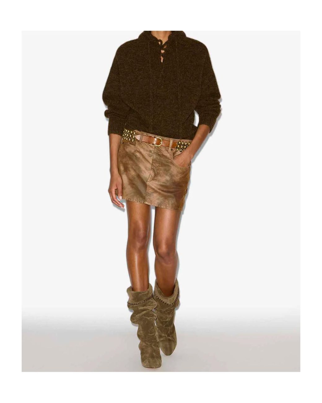 Isabel Marant Green Isabel Marant Étoile Phylia Knitted Jumper