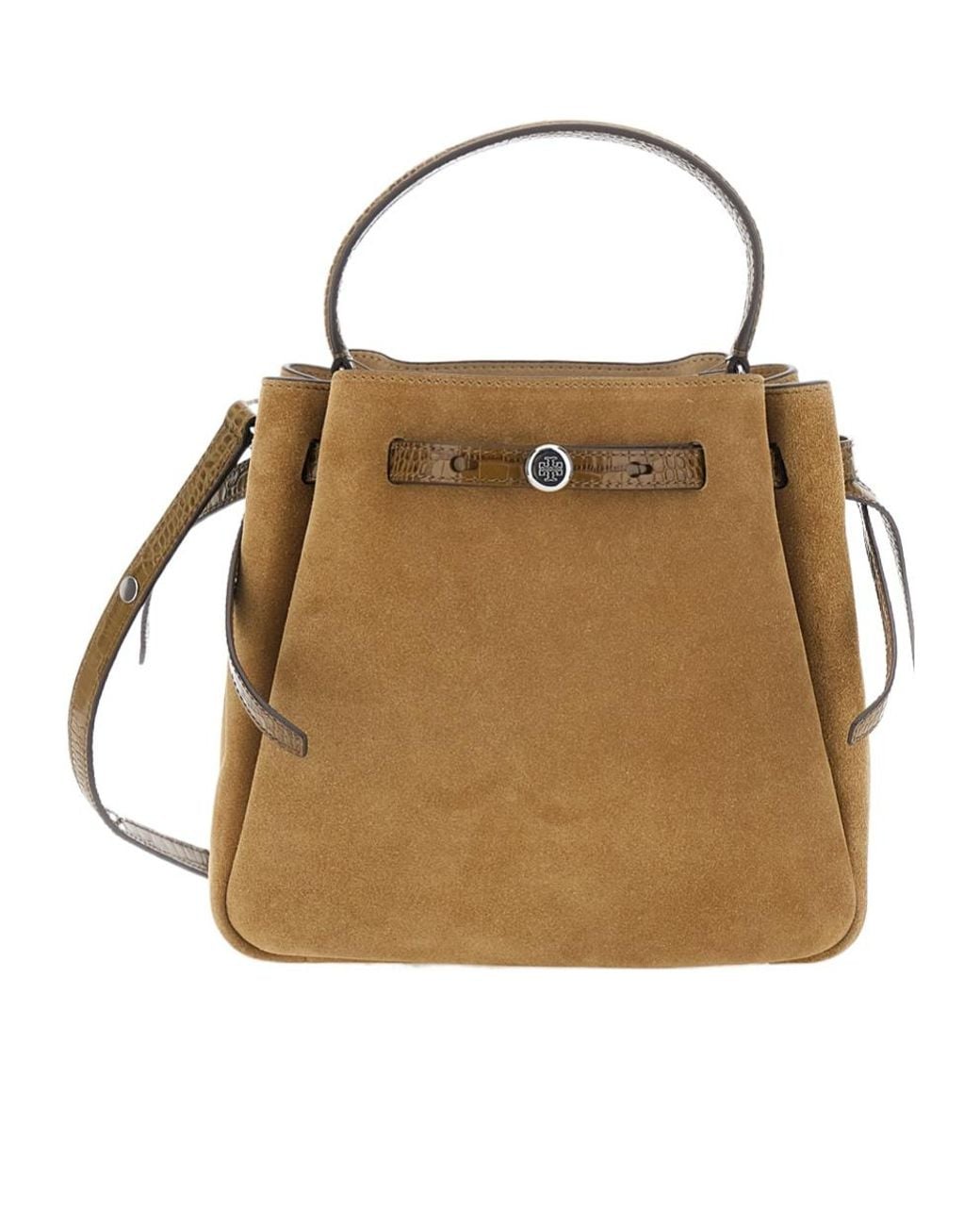 Tory Burch Natural Romy Bucket Bag