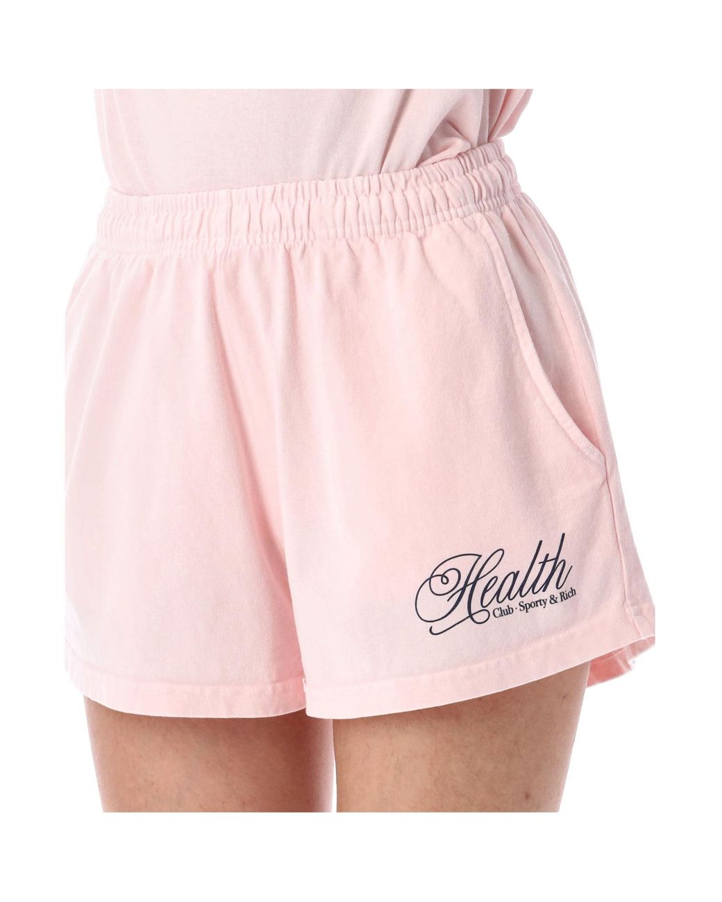 Sporty & Rich Pink Health Club Shorts