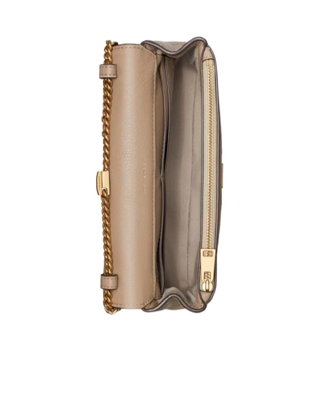 Tory Burch Natural Quilted Chain Shoulder Bag